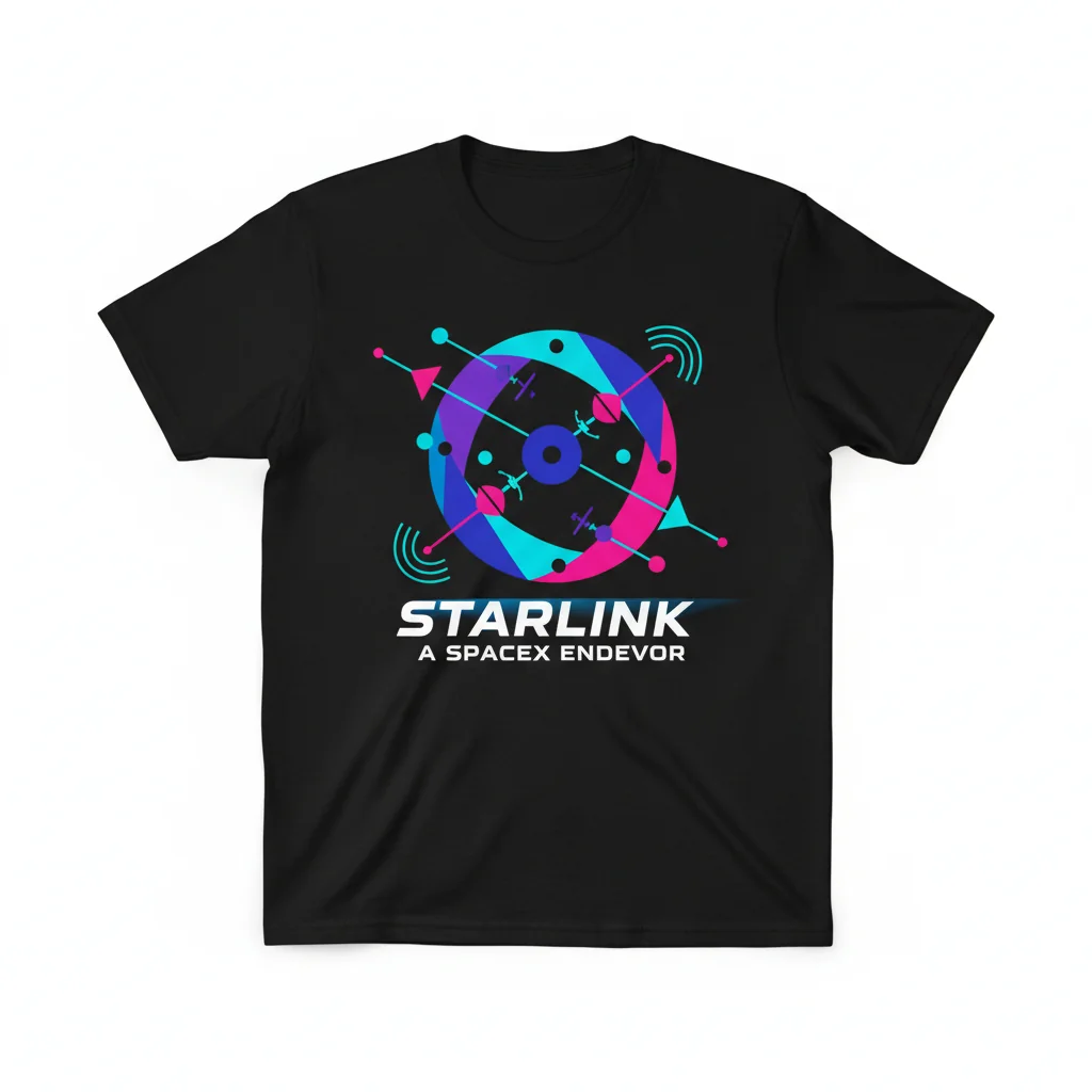SpaceX Starlink Graphic Tee – Premium Essential T-Shirt