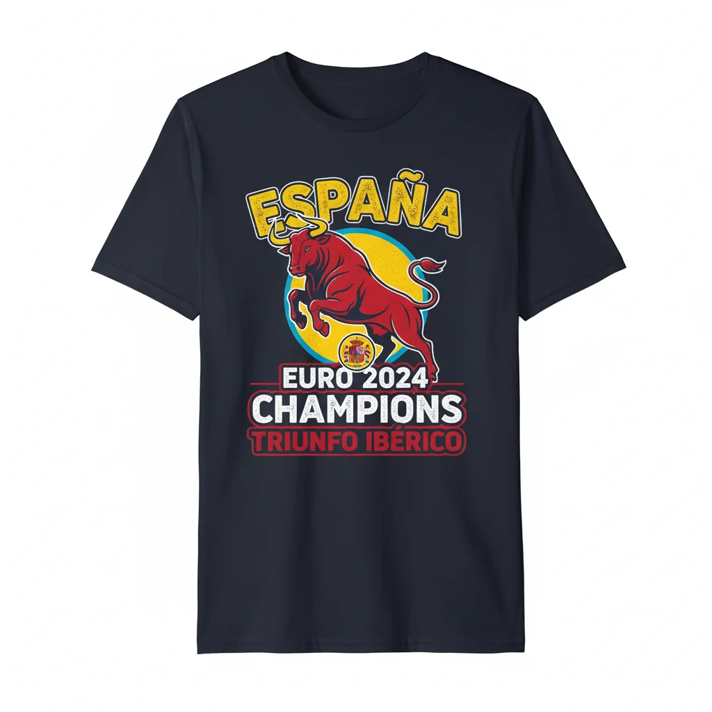 Spain National Team Euro 2024 Champions Celebration Tee