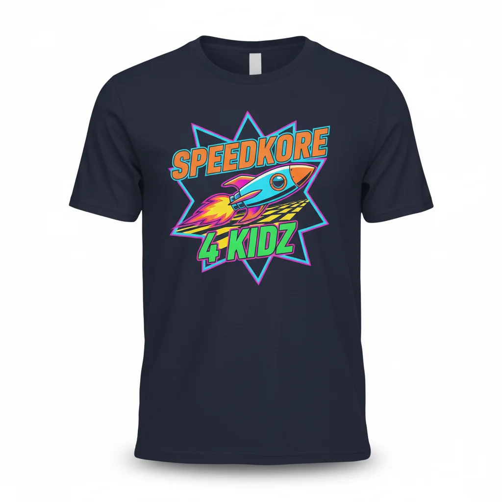 Speedkore 4 Kidz Essential T-Shirt: Built Tough, Designed for Fun
