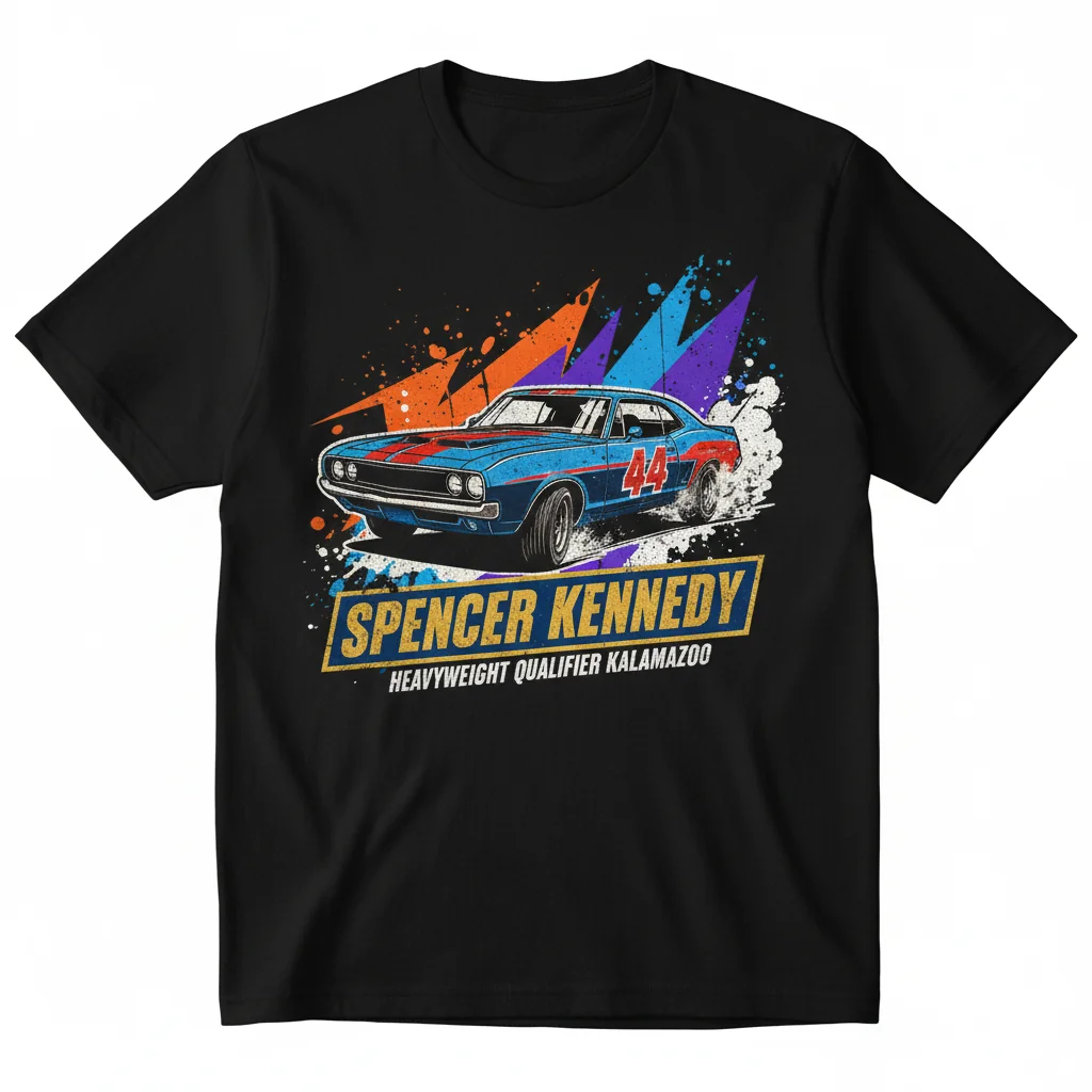 Spencer Kennedy Heavyweight Qualifier Kalamazoo T-Shirt – Premium Ring-Spun Cotton Tee