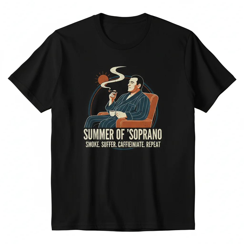 The Soprano Summer Artistic Graphic T-Shirt