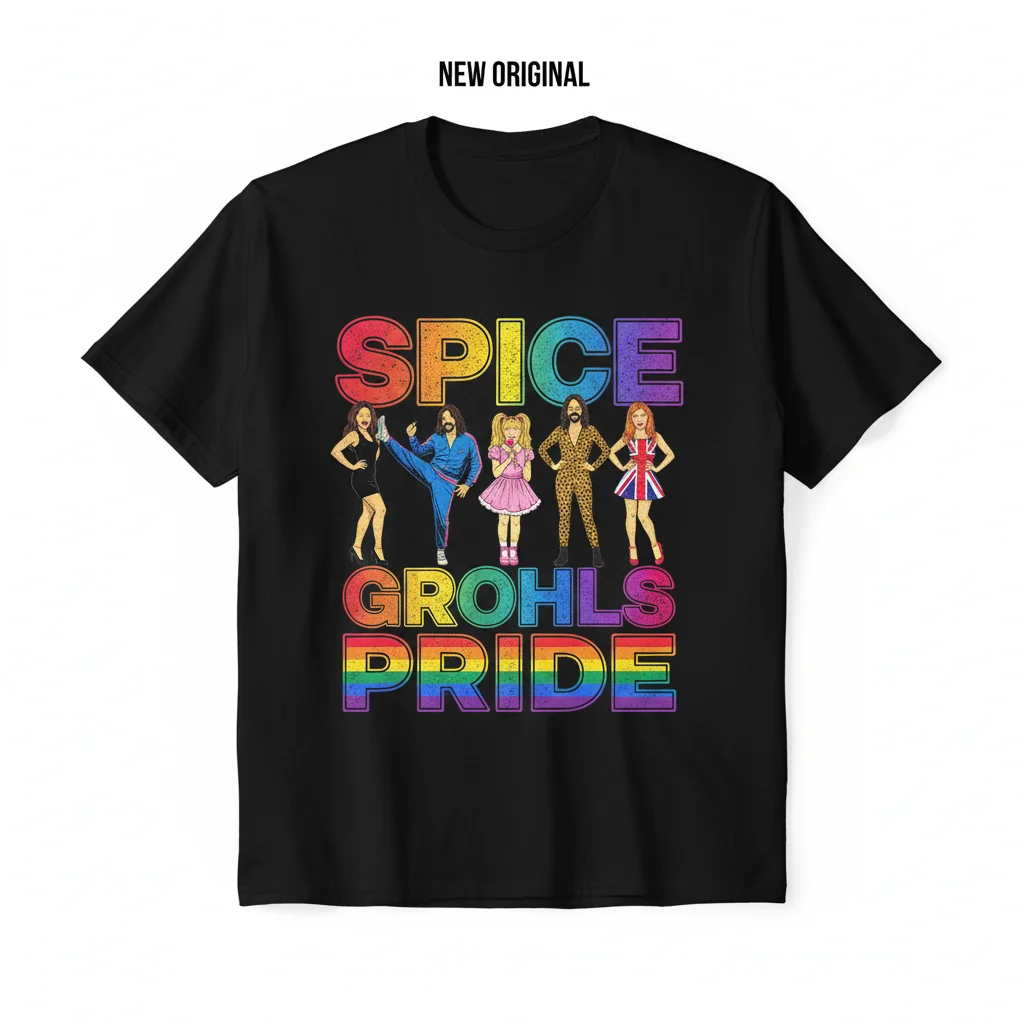 Spice Grohls Pride T-Shirt - Premium Cotton Tee for Music Fans