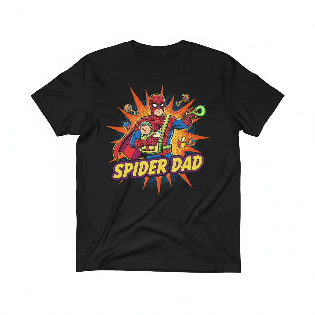 Spider Dad Essential T-Shirt - Comfortable & Stylish Everyday Wear