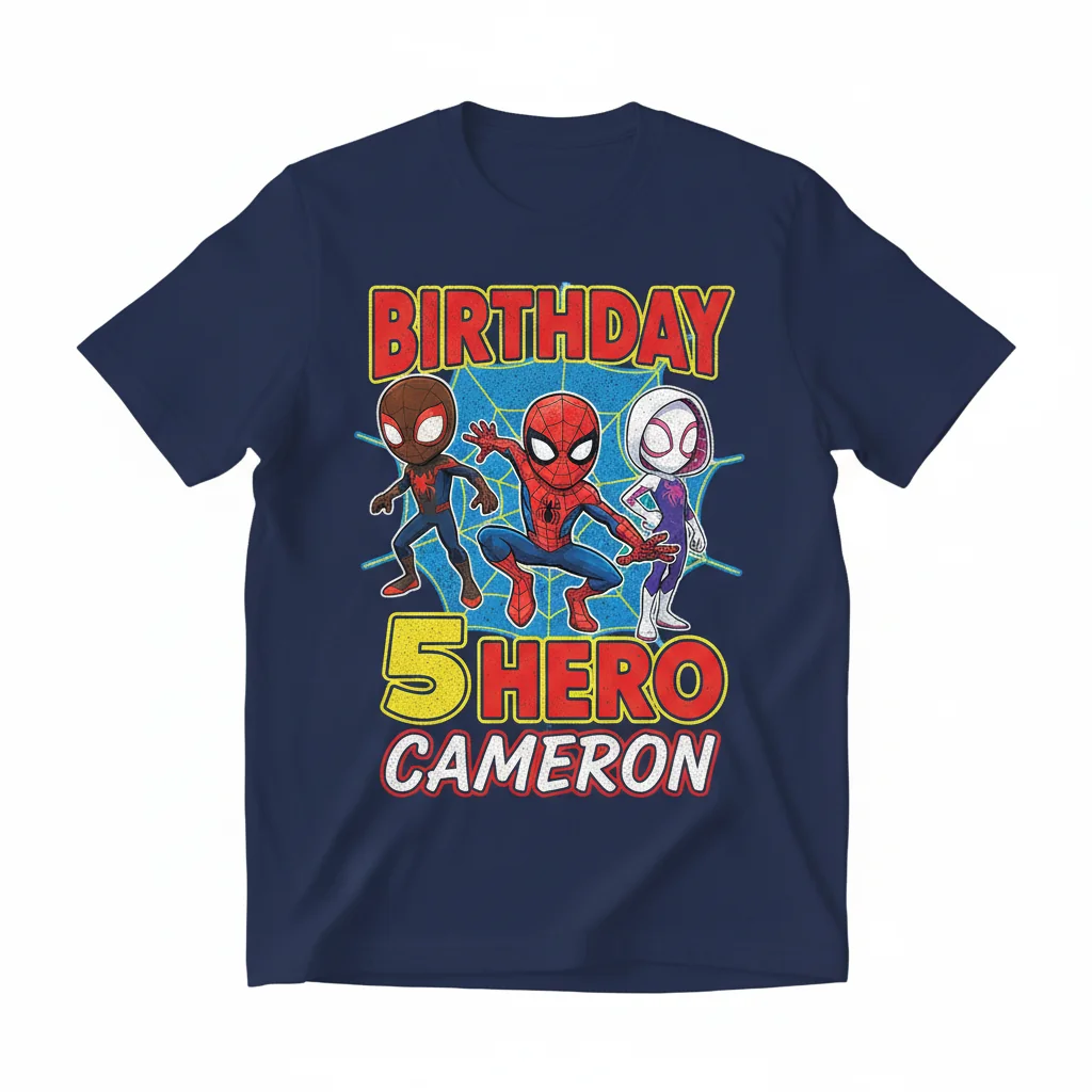 Spidey and His Amazing Friends Birthday Shirt | Custom Family Matching Tees
