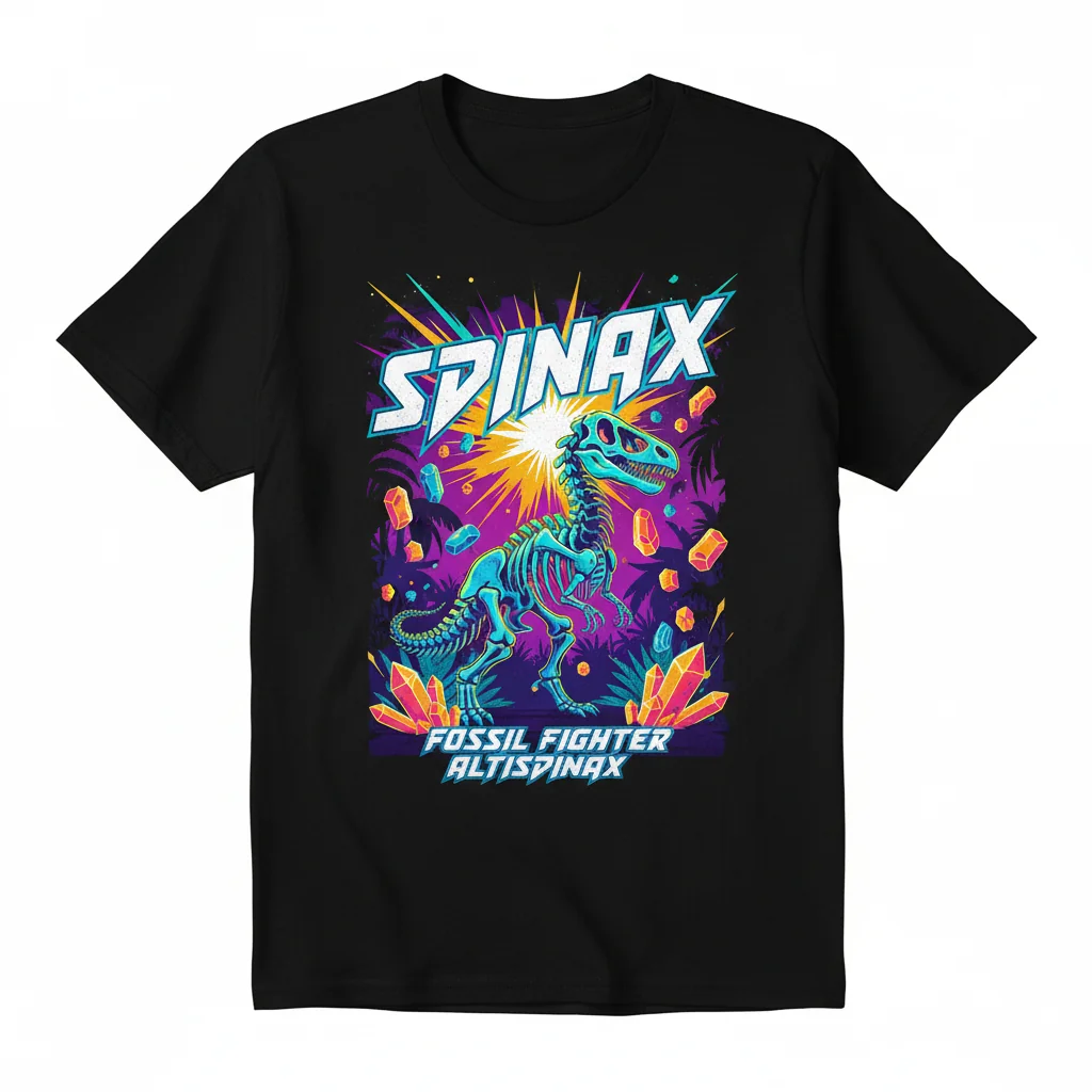 Spinax Altispinax Fossil Fighters Dinosaur Essential T-Shirt - Premium Cotton Tee