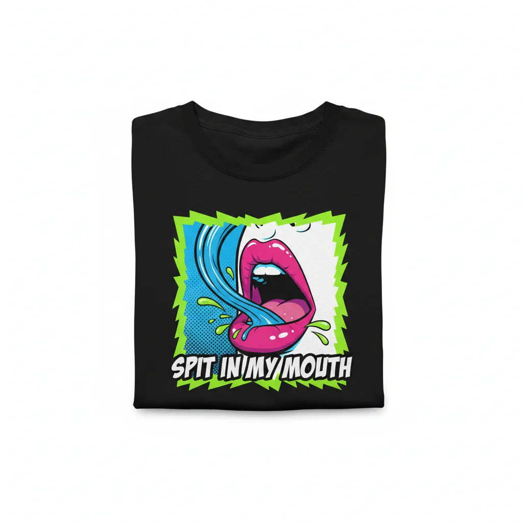 Spit in My Mouth Graphic Tee - Essential Comfort T-Shirt