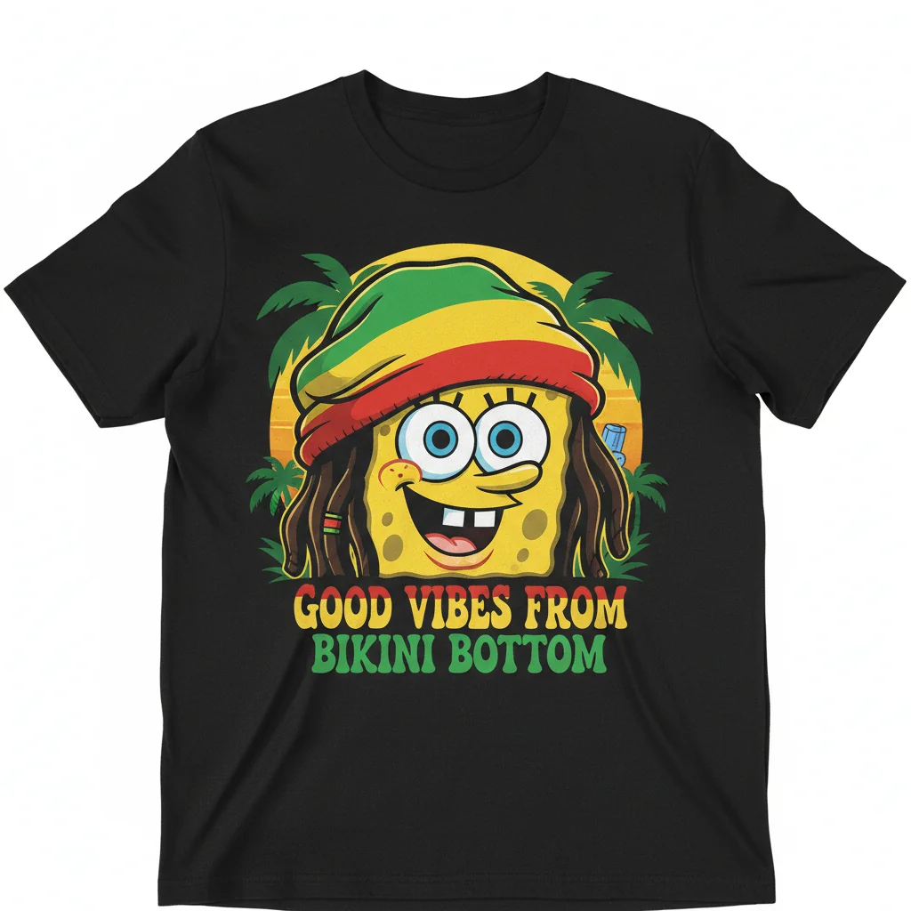 SpongeBob Rasta Vibes Essential Tee