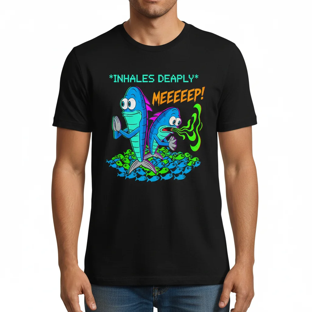 Spongebob Anchovies Meme T-Shirt: Unmatched Comfort & Lasting Laughs