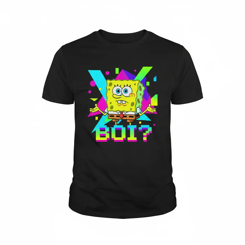 Spongebob Boi Meme Essential T-Shirt | Premium Cotton Graphic Tee