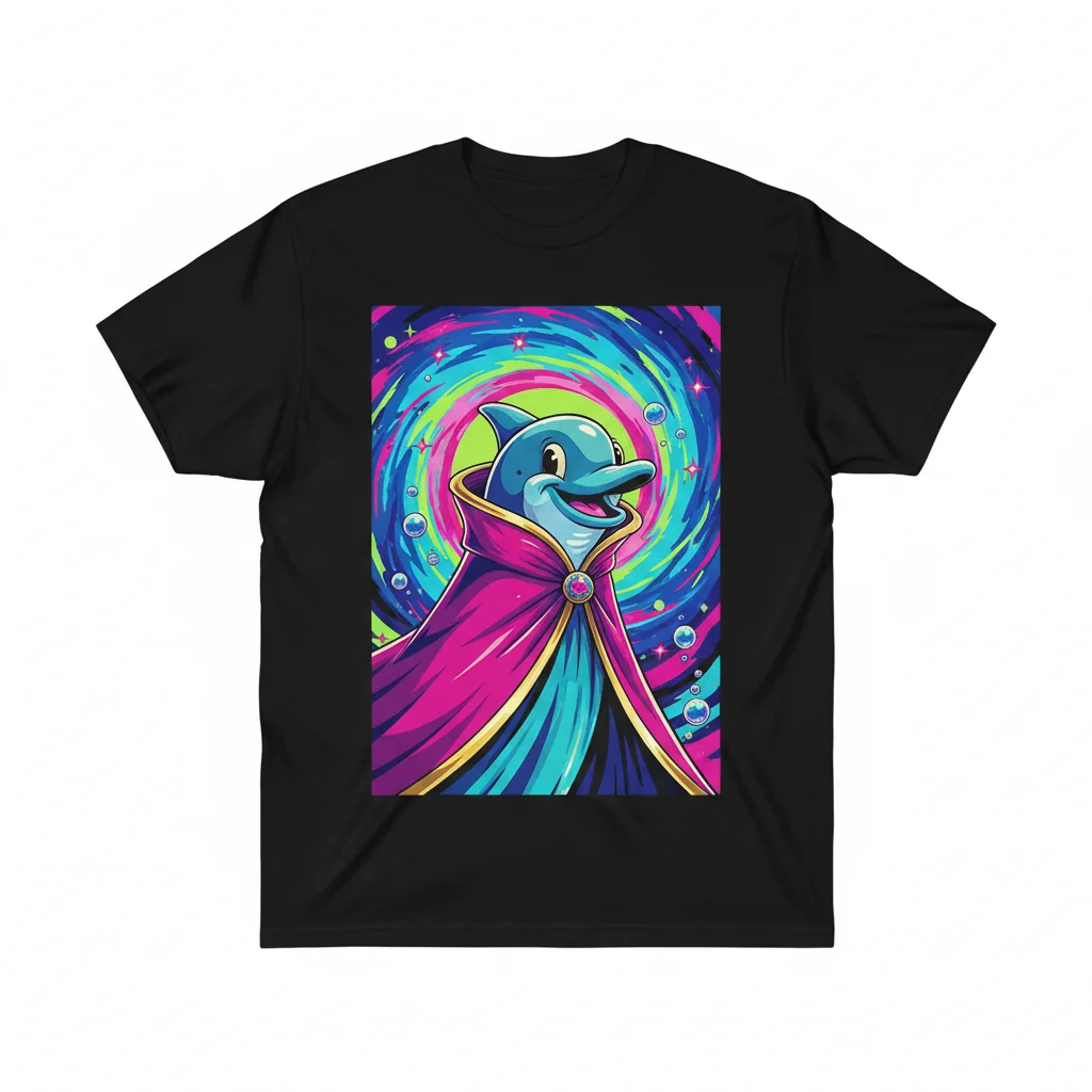 Spongebob Bubbles the Dolphin Essential T-Shirt: Vibrant & Durable Comfort