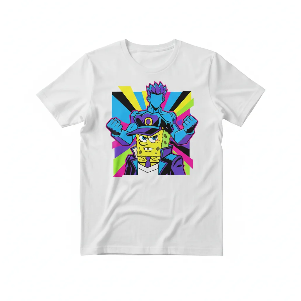 Spongebob Jojo Siwa Crossover T-Shirt - Essential Cotton Tee
