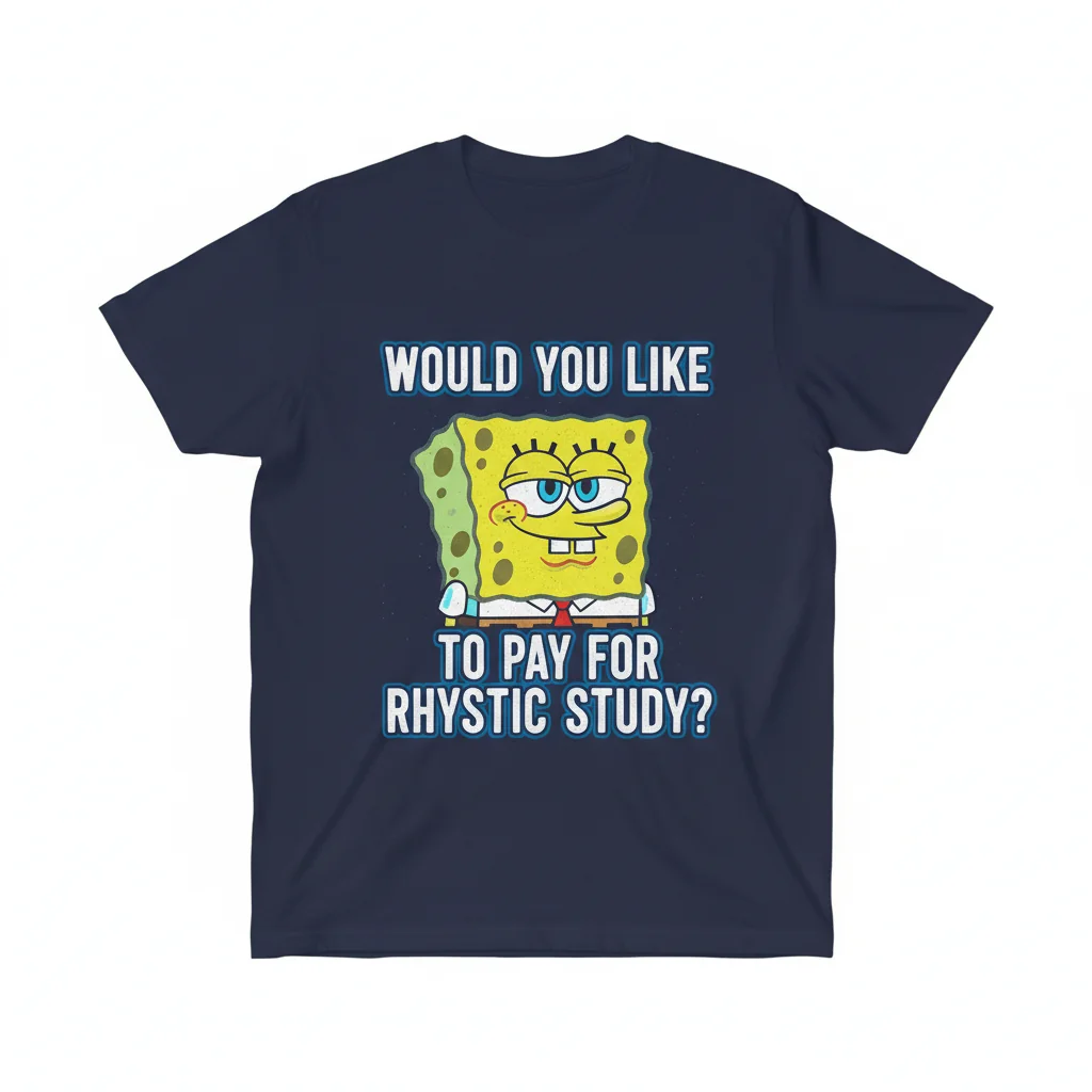 Spongebob Mocking Rhystic Study Essential Unisex T-Shirt – Durable, Vibrant & Pre-Shrunk