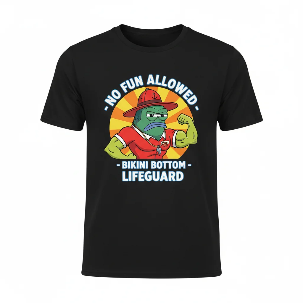 SpongeBob Lifeguard Fish Tee - Street Ready Essential