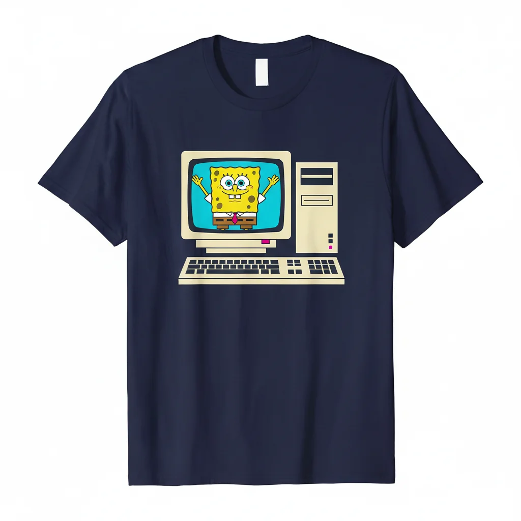 SpongeBob SquarePants 3D Computer Graphic T-Shirt