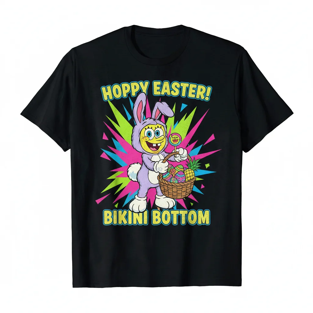 SpongeBob Hoppy Easter Bunny Tee