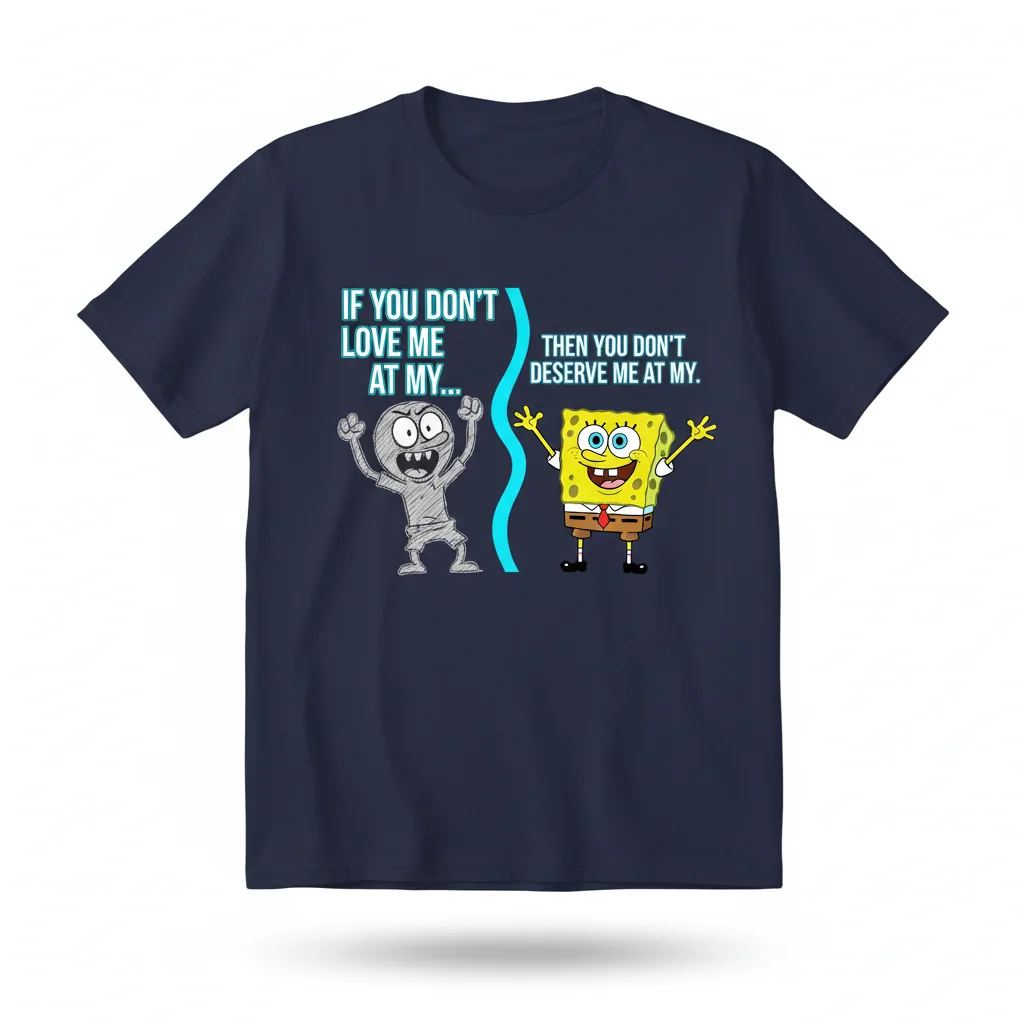 DoodleBob SpongeBob SquarePants Meme Essential T-Shirt - Unisex