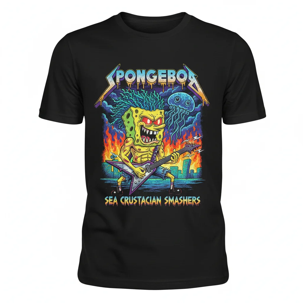 SpongeBob Heavy Metal Rocker Tee
