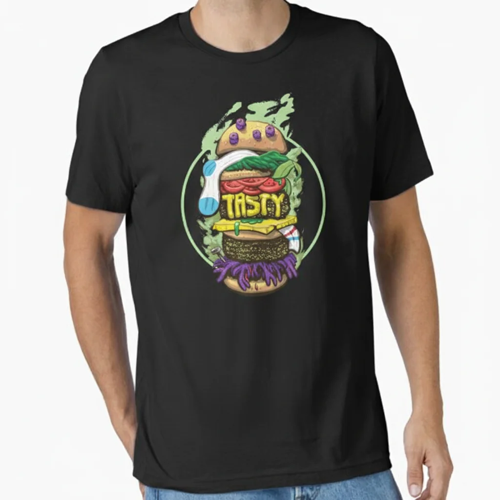 SpongeBob SquarePants Krusty Krab Sock Burger T-Shirt: Lasting Comfort & Iconic Style