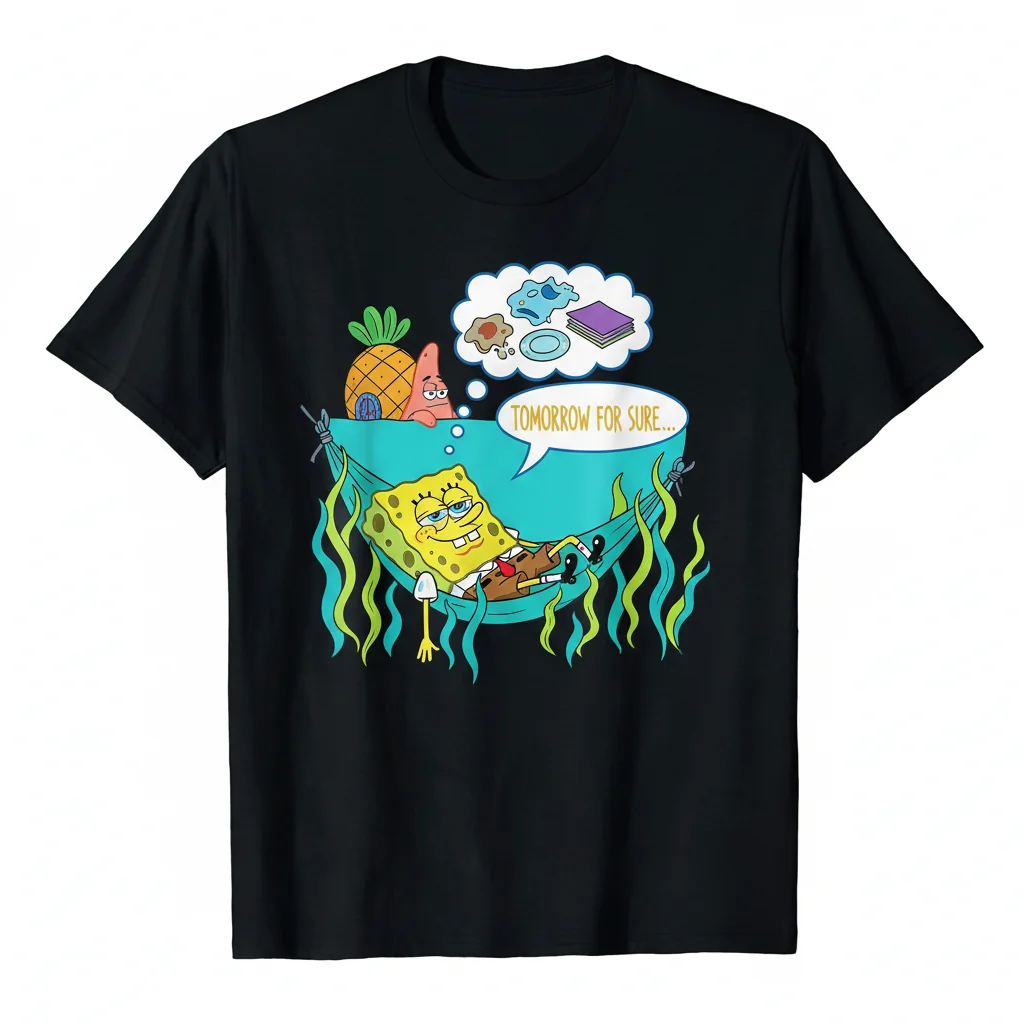 Spongebob Tomorrow for Sure Graphic Tee - Essential Unisex T-Shirt