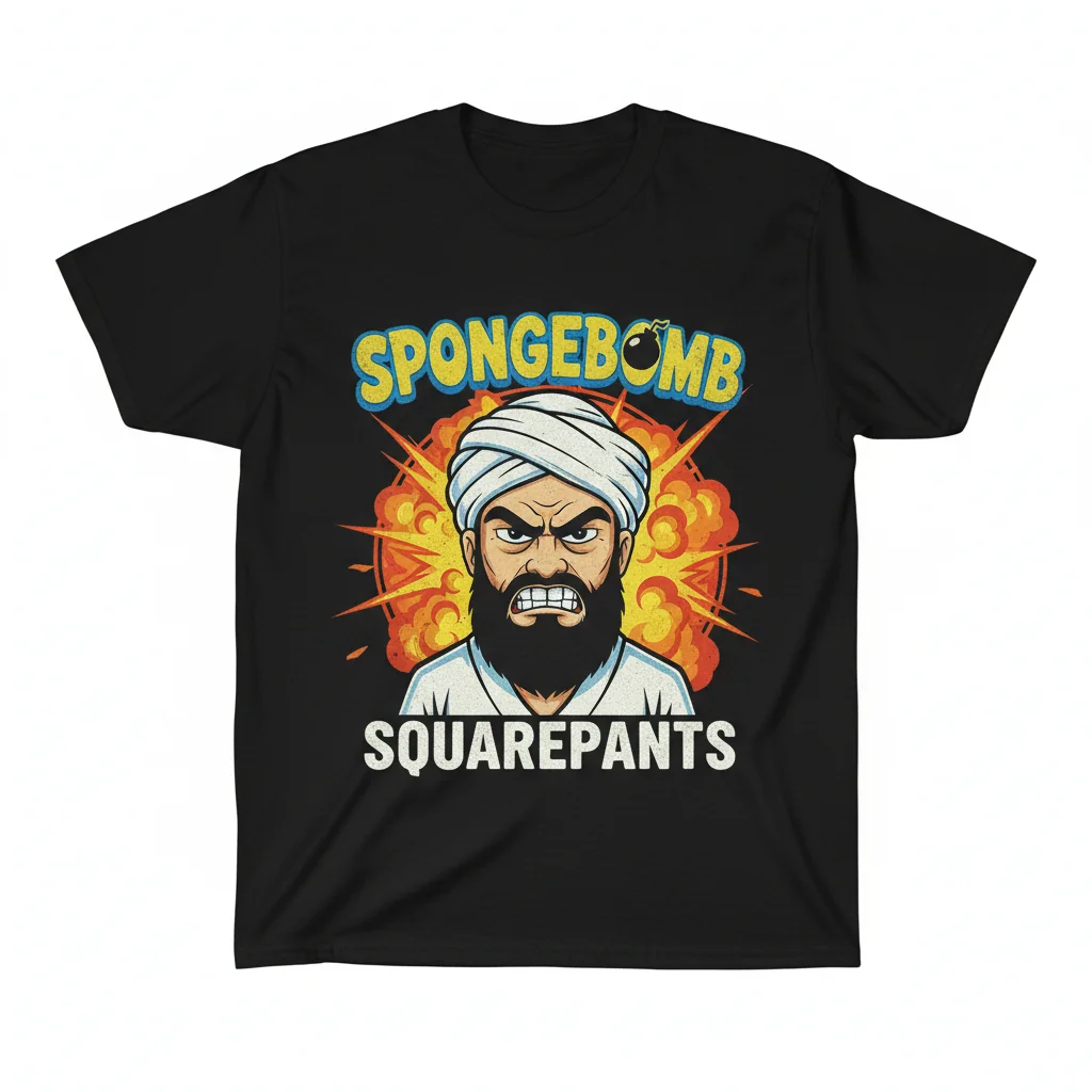 SpongeBomb Squarepants Osama Bin Laden T-Shirt