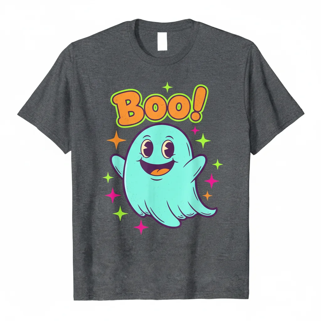 Booey Ghost Vibes Halloween Tee