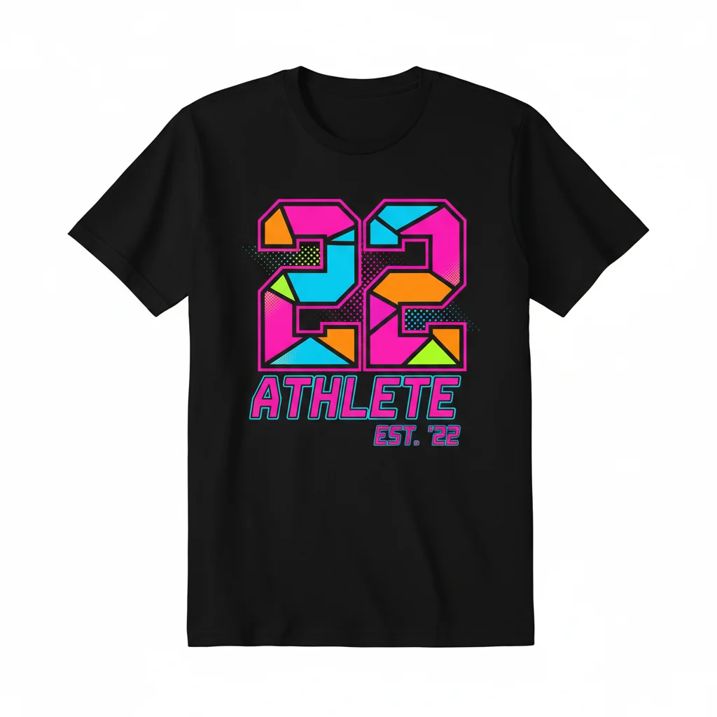 Durable Sports Jersey Number 22 T-Shirt – Fade-Resistant & Perfect Fit