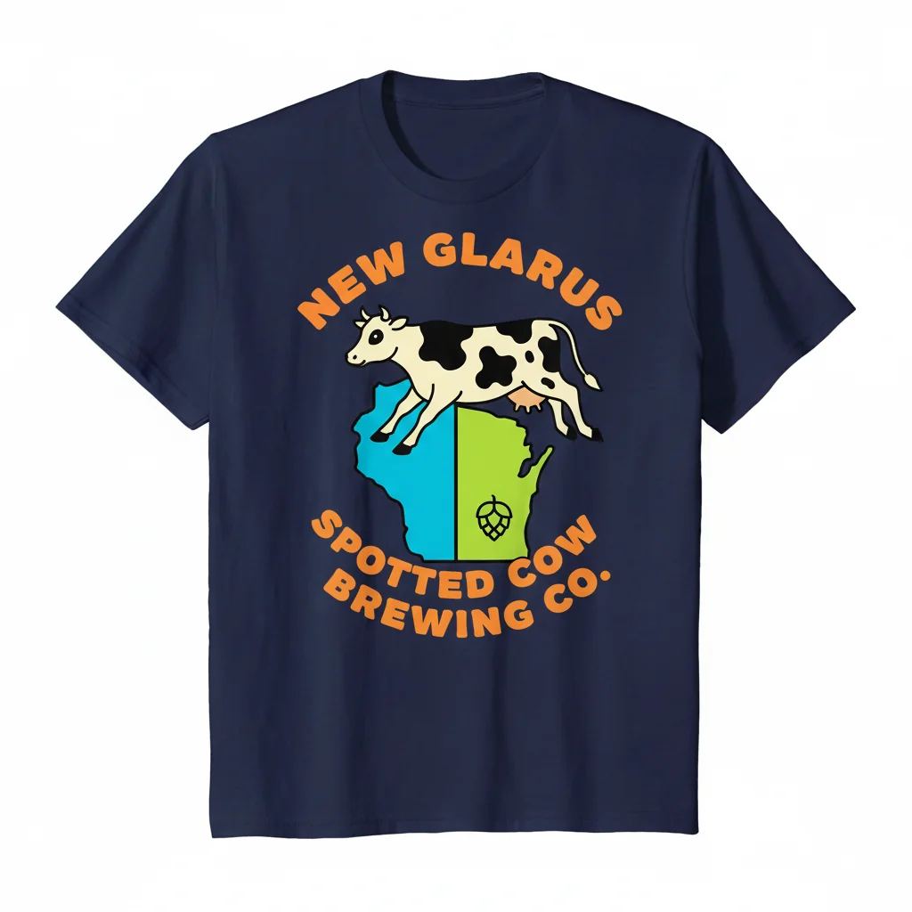 Spotted Cow New Glarus Brewery: Embrace the Spirit Essential T-Shirt