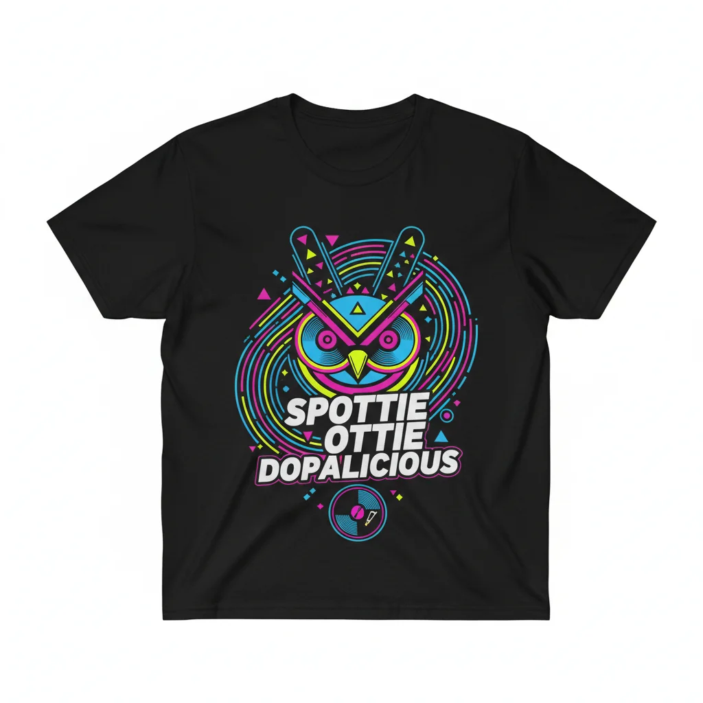 Spottie Ottie Dopalicious: Ultra-Durable & Fade-Resistant Essential T-Shirt