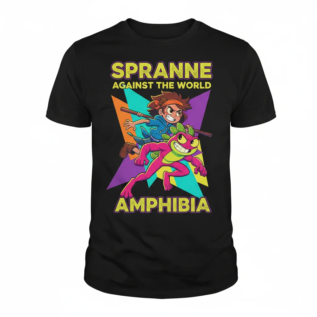 Spranne Against the World Amphibia Sprig Anne Essential T-Shirt - Premium Cotton Tee