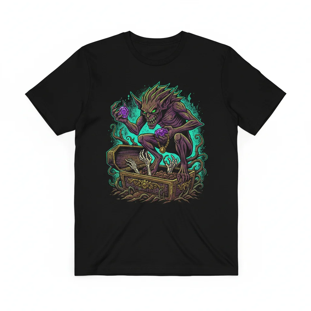 Spriggan Graverobber Essential T-Shirt – Unique Fantasy Art Tee