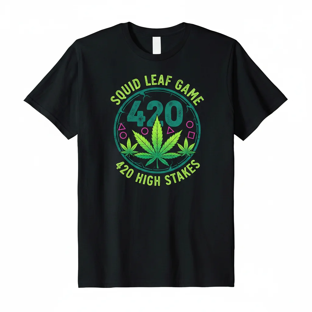 Squid Game 420 Green Parody Essential T-Shirt - Artistic Fanwear