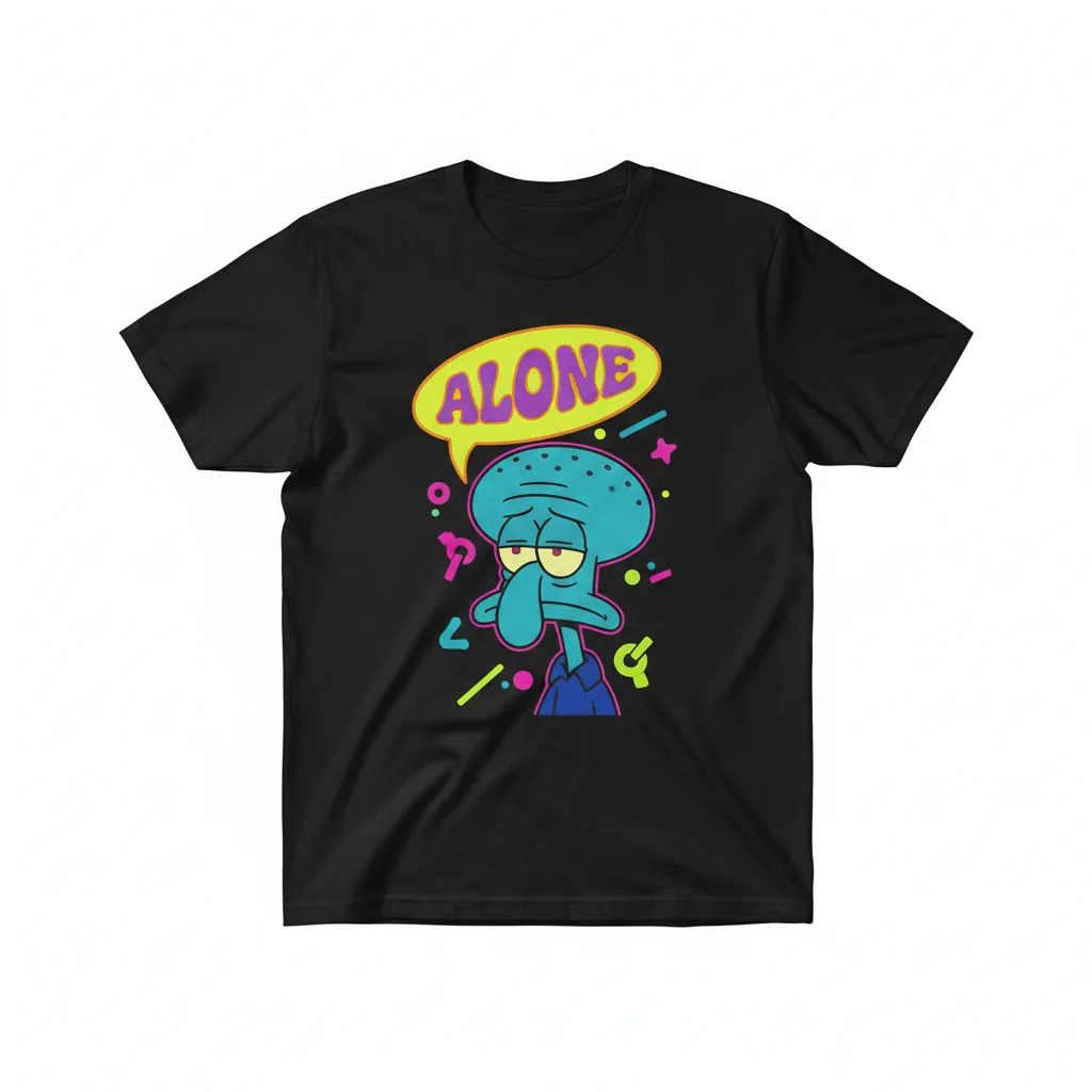 Squidward Alone Essential T-Shirt – Premium Comfort & Lasting Style