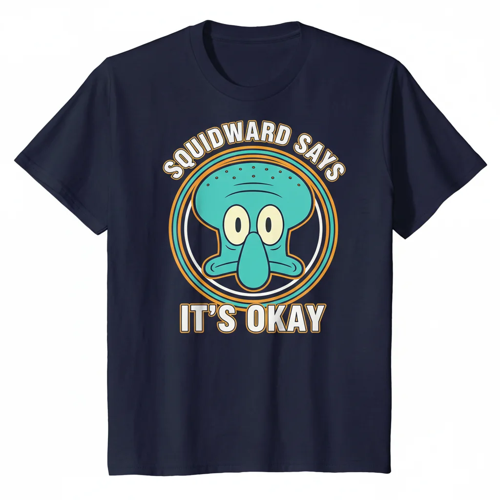 Squidward Says It's Okay Essential T-Shirt - Comfortable & Durable