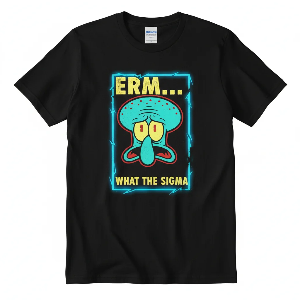 Squidward What The Sigma: The Mood Essential T-Shirt