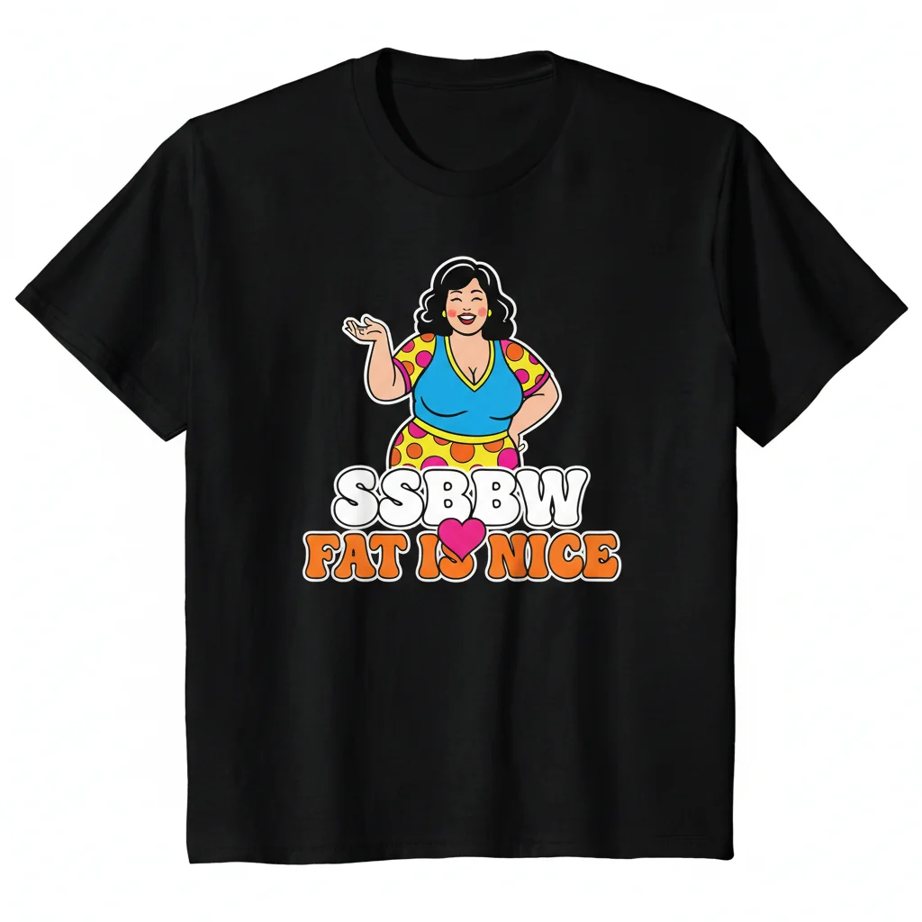 Embrace Your Beauty: "SSBBW Fat Is Nice" Premium Essential Tee