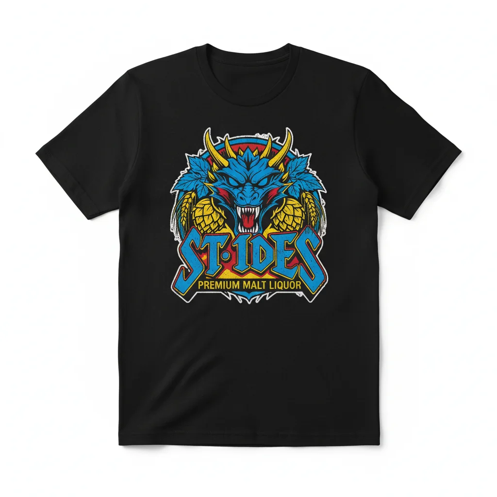 St Ides Premium Malt Liquor T-Shirt - Classic Hip-Hop & Urban Apparel