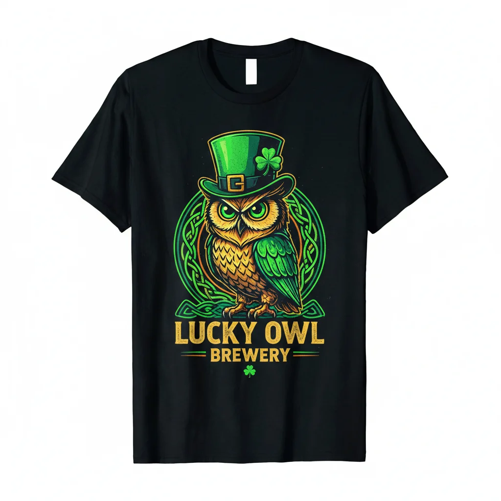 St. Patrick's Day Owl Essential T-Shirt: Celebrate in Comfort & Style