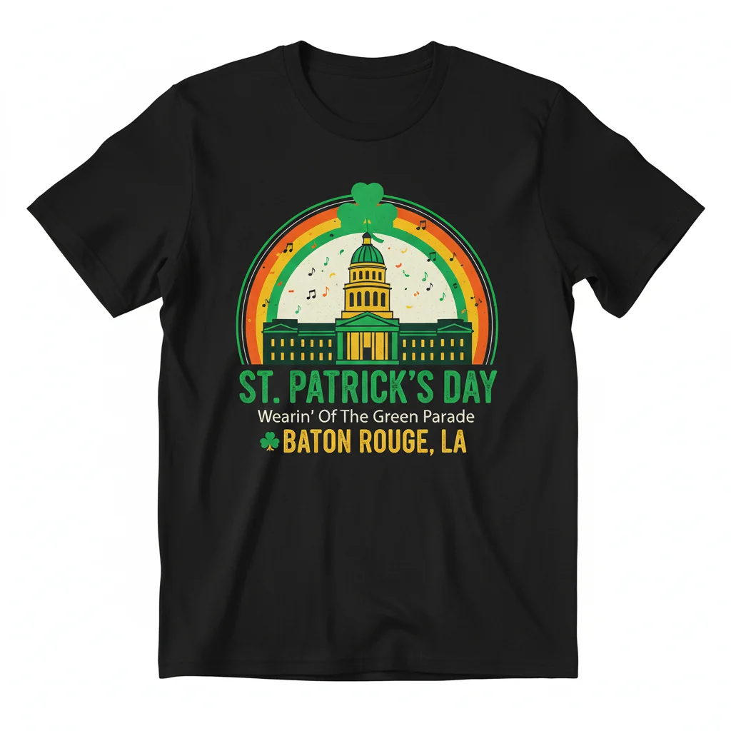 Baton Rouge St. Patrick's Day "Wearin' of the Green" Parade Lifestyle Tee