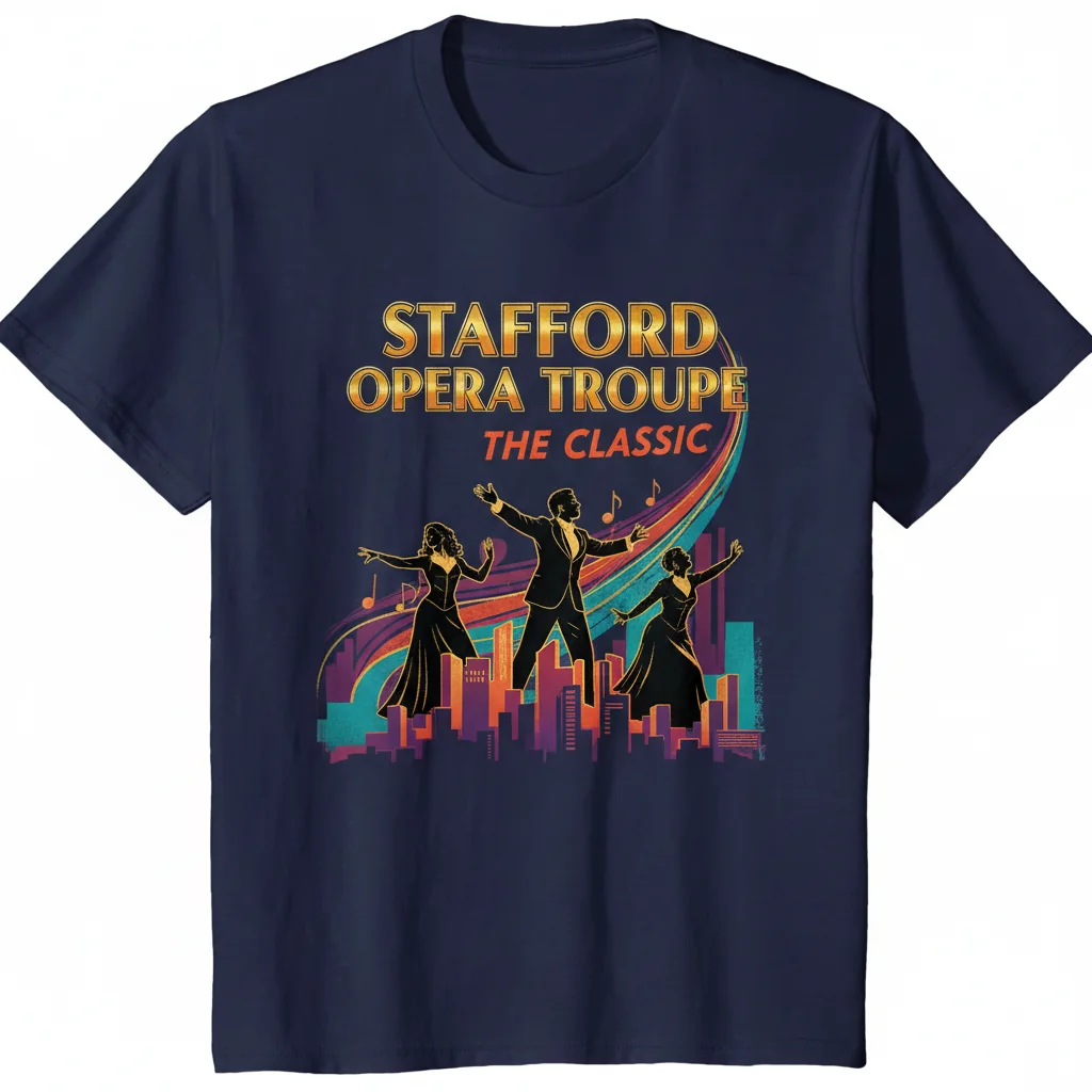 Stafford Opera Troupe 'The Classic' Essential T-Shirt - Premium Cotton, Retail Fit