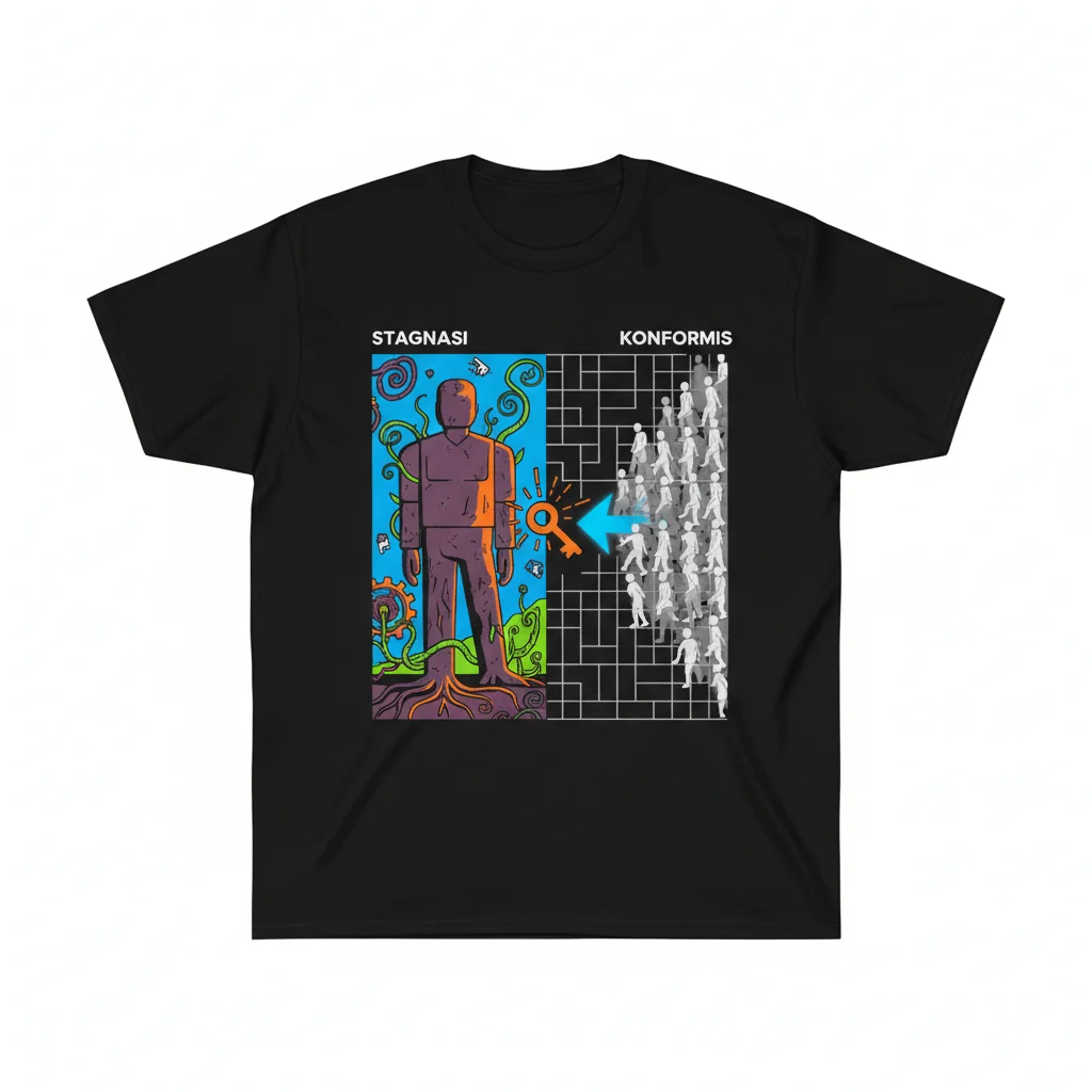 Stagnasi vs Konformis: Vibe Essential Tee