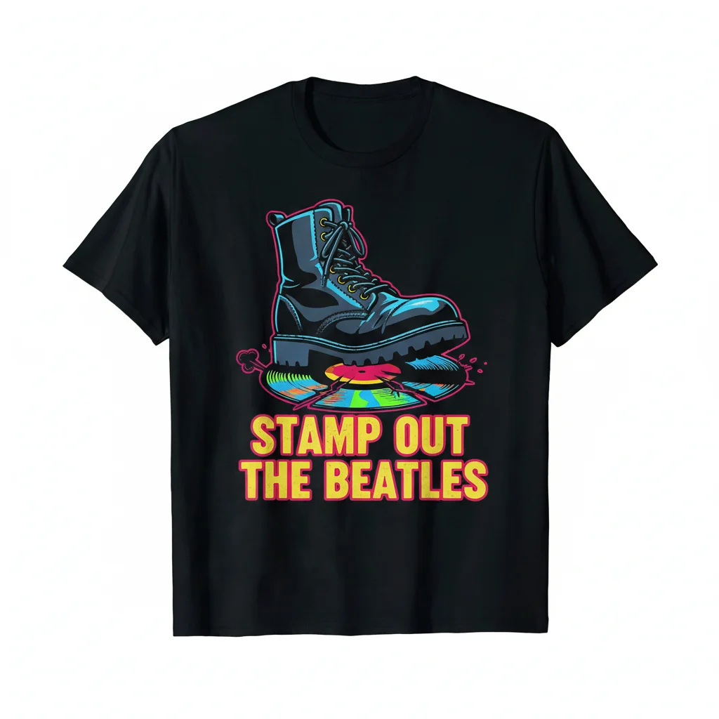 Stamp Out The Beatles Essential T-Shirt – Classic Retro Music Tee