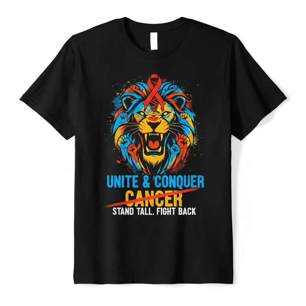 Stand Up To Cancer Shirt | Unisex Awareness Graphic Tee | 100% Ring-Spun Cotton