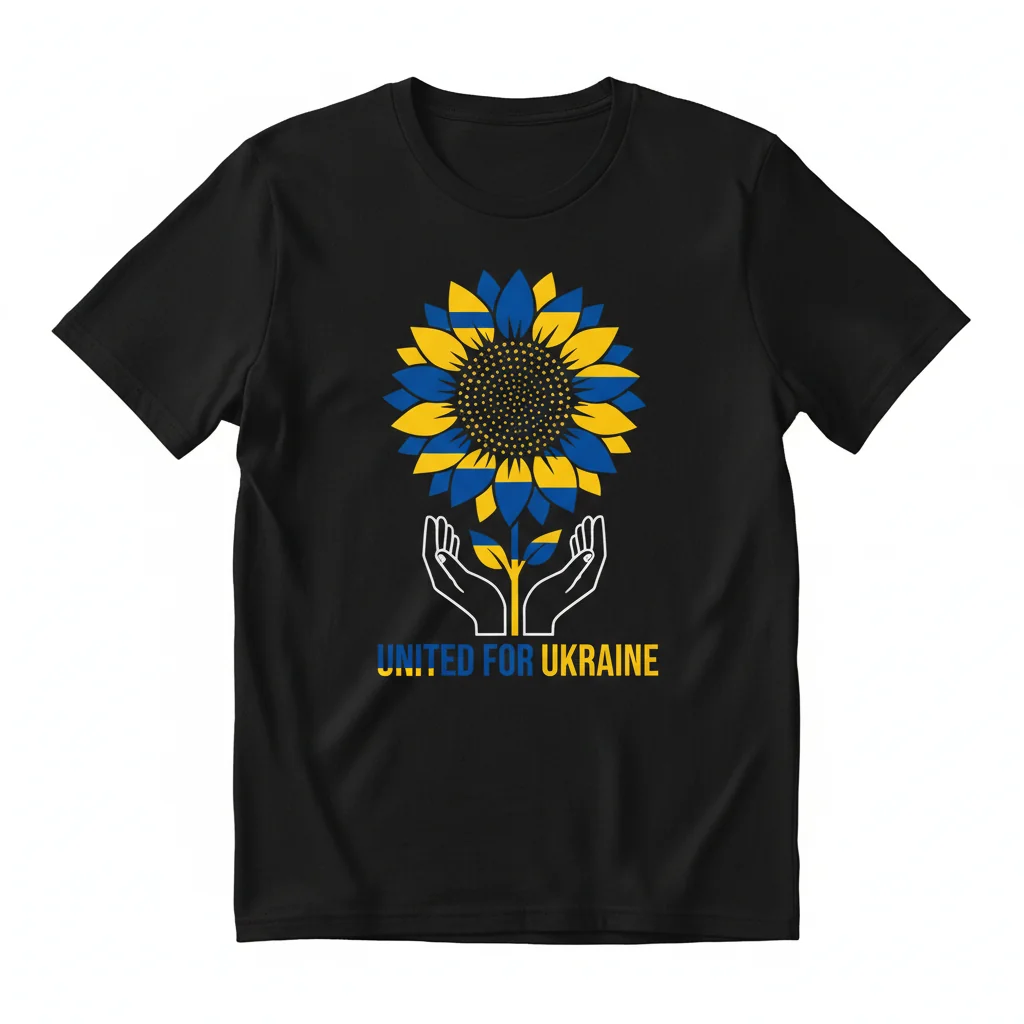 Stand With Ukraine: Premium Essential T-Shirt – Unwavering Support, Lasting Comfort