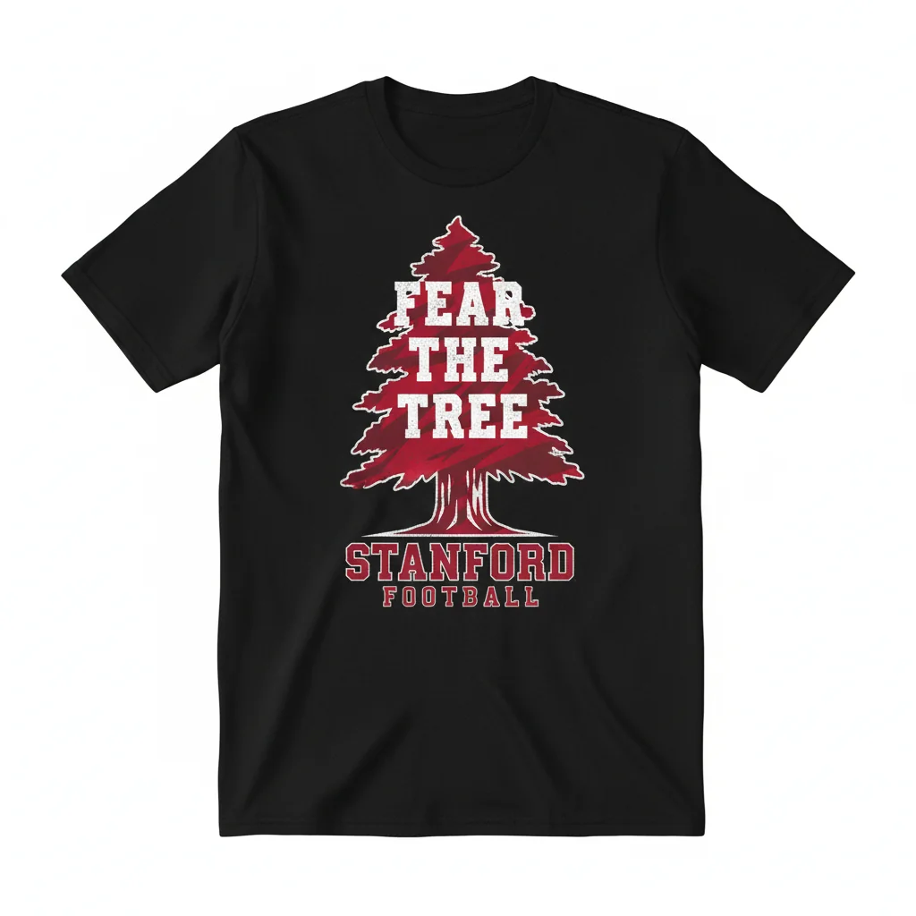 Stanford Cardinal Football Fear The Tree T-Shirt | NCAA Fan Apparel