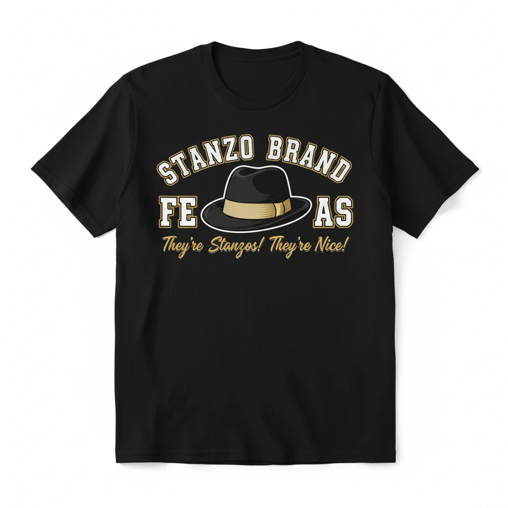 Stanzo Brand Fedoras - Essential T-Shirt | Premium 100% Cotton Tee