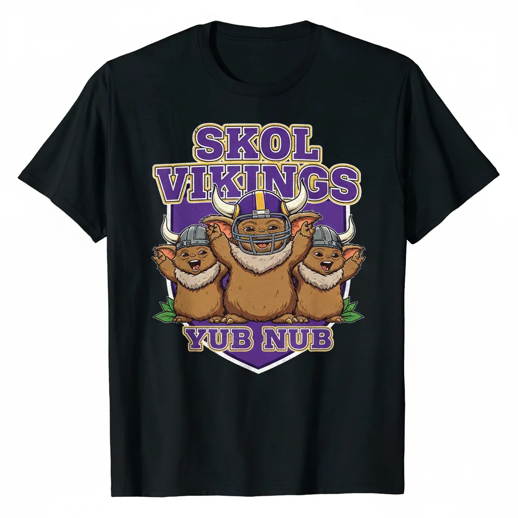 Star Wars x Vikings Ewoks Skol Yub Nub Fan Tee