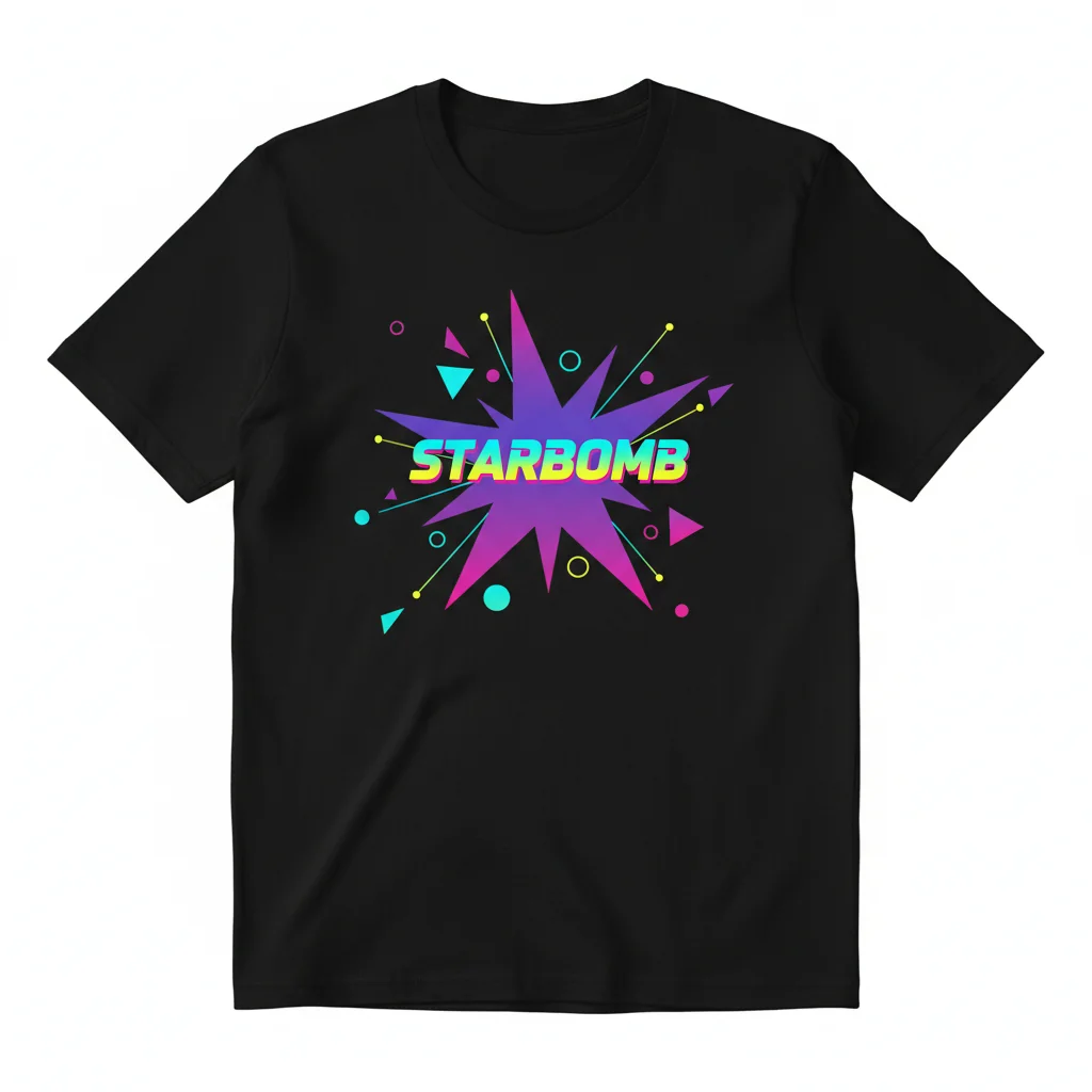 Starbomb Logo Essential T-Shirt – Durable, Vibrant & Perfect Fit