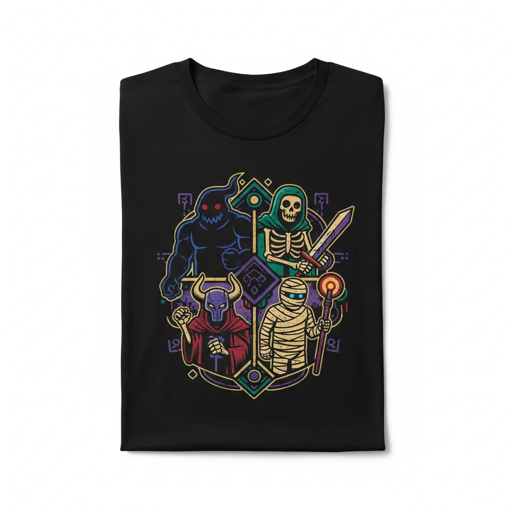 Embrace the Pixelated Peril: Stardew Valley Monsters & Mystical Mayhem Tee