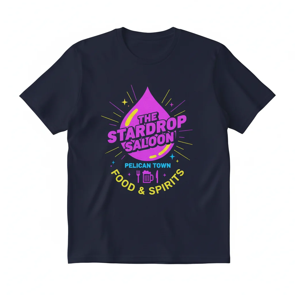 Stardrop Saloon Tee: Stardew Valley Streetwear