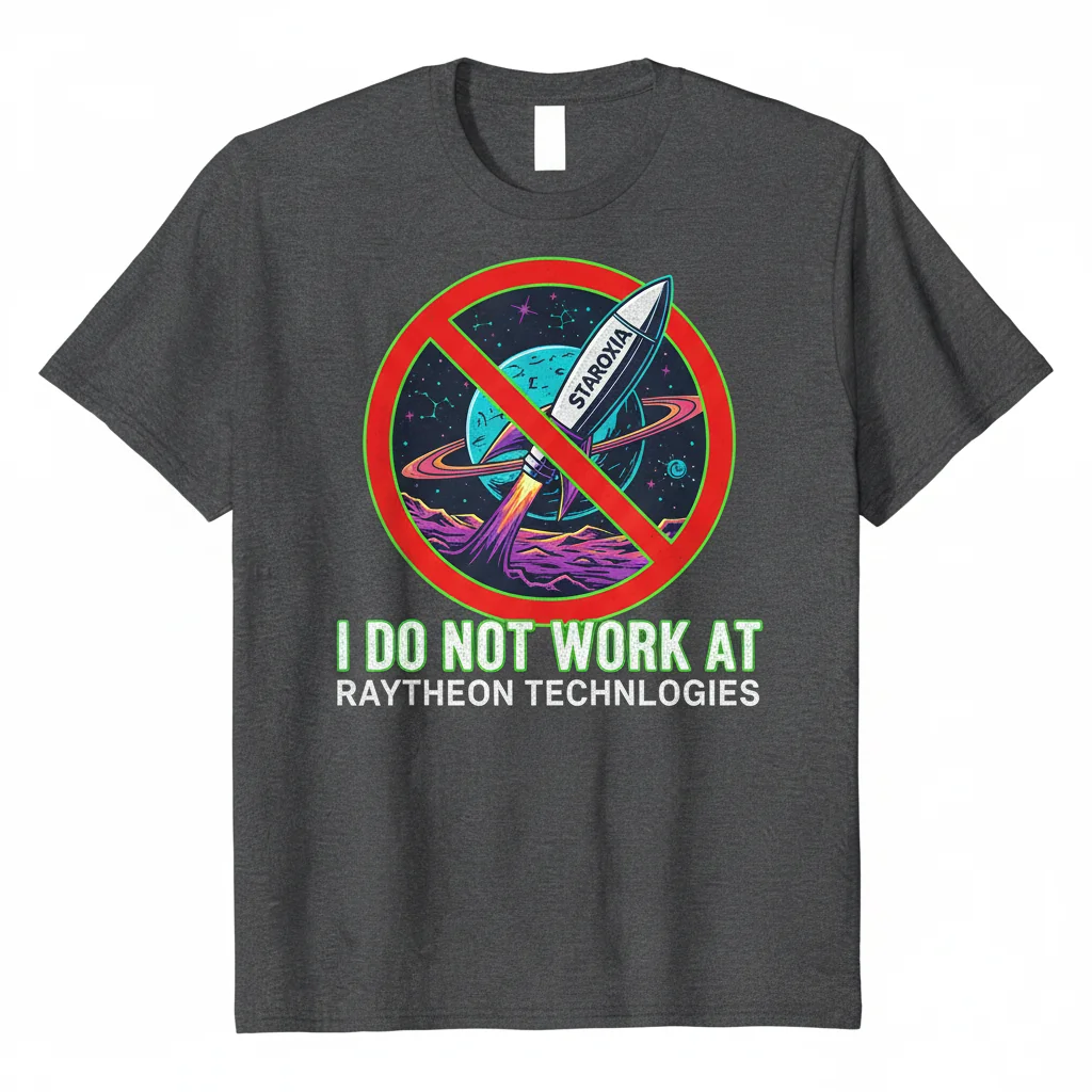 Staroxvia I Do Not Work At Raytheon Technologies Shirt - Casual Tee